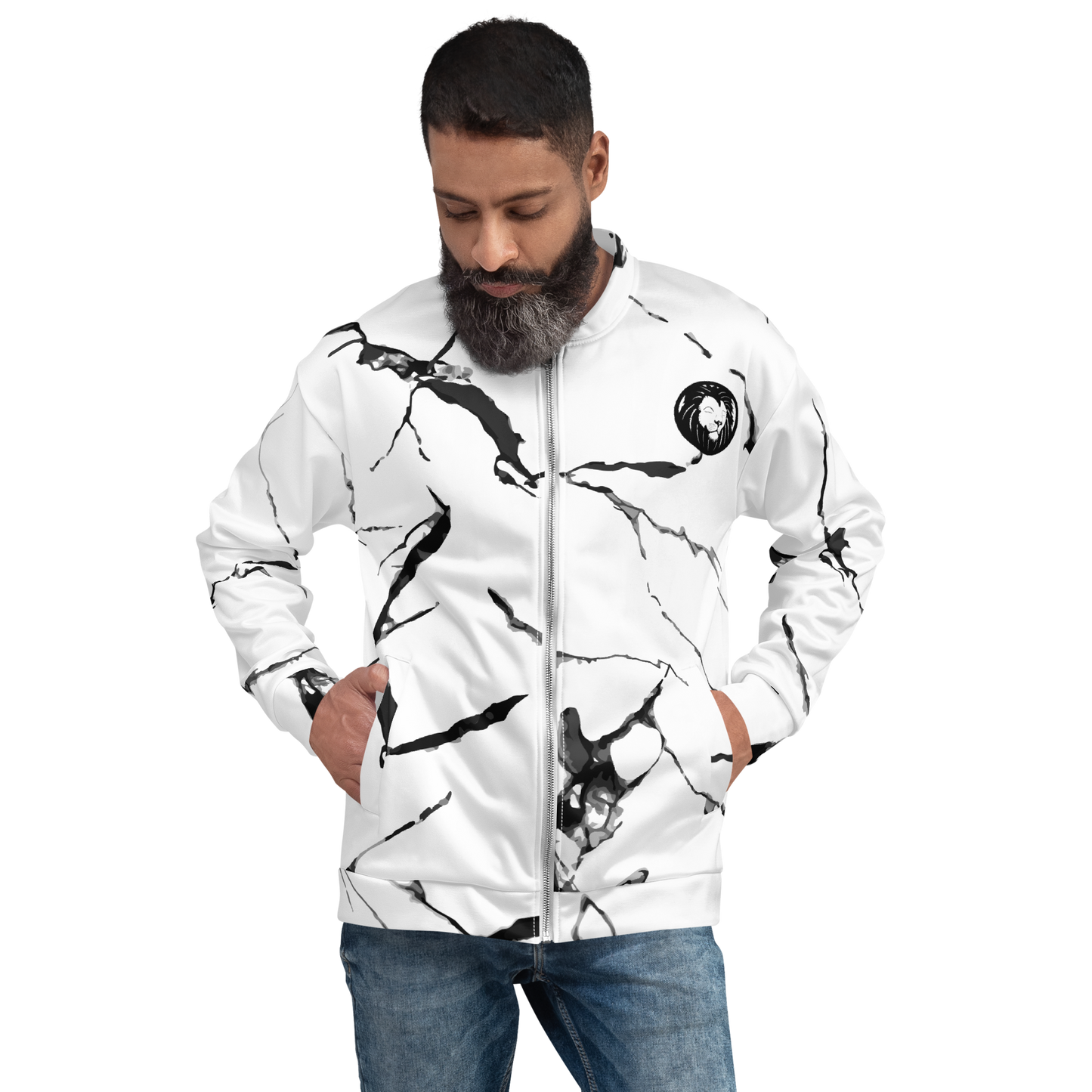 Marble Bomber Jacket - BlvckLionExpress