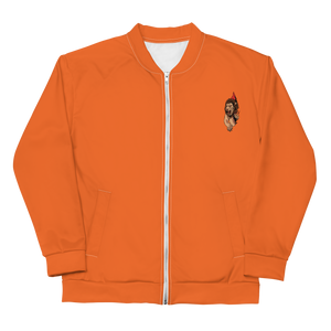 Orange Lion Paw Bomber Jacket - BlvckLionExpress