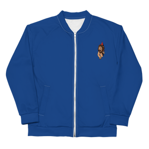 Blue Lion Paw Bomber Jacket - BlvckLionExpress