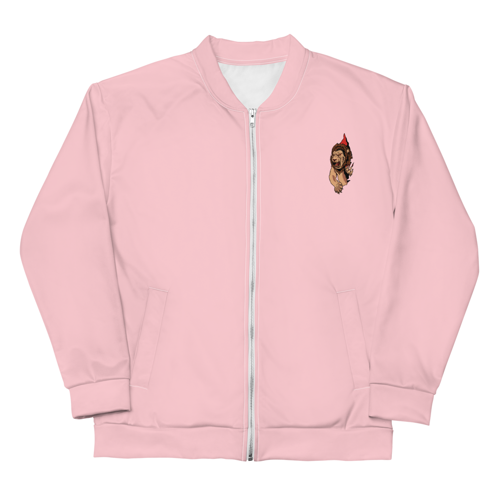 Pink Lion Paw Bomber Jacket - BlvckLionExpress