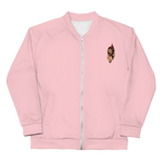 Load image into Gallery viewer, Pink Lion Paw Bomber Jacket - BlvckLionExpress
