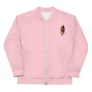 Pink Lion Paw Bomber Jacket - BlvckLionExpress