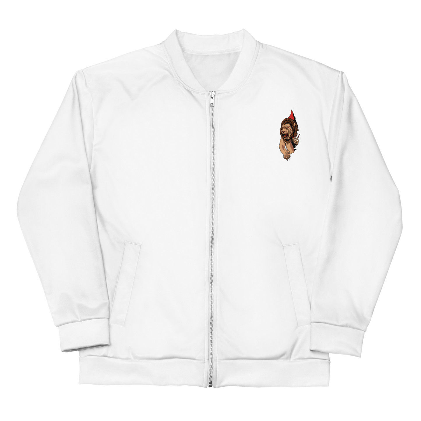 White Lion Paw Bomber Jacket - BlvckLionExpress