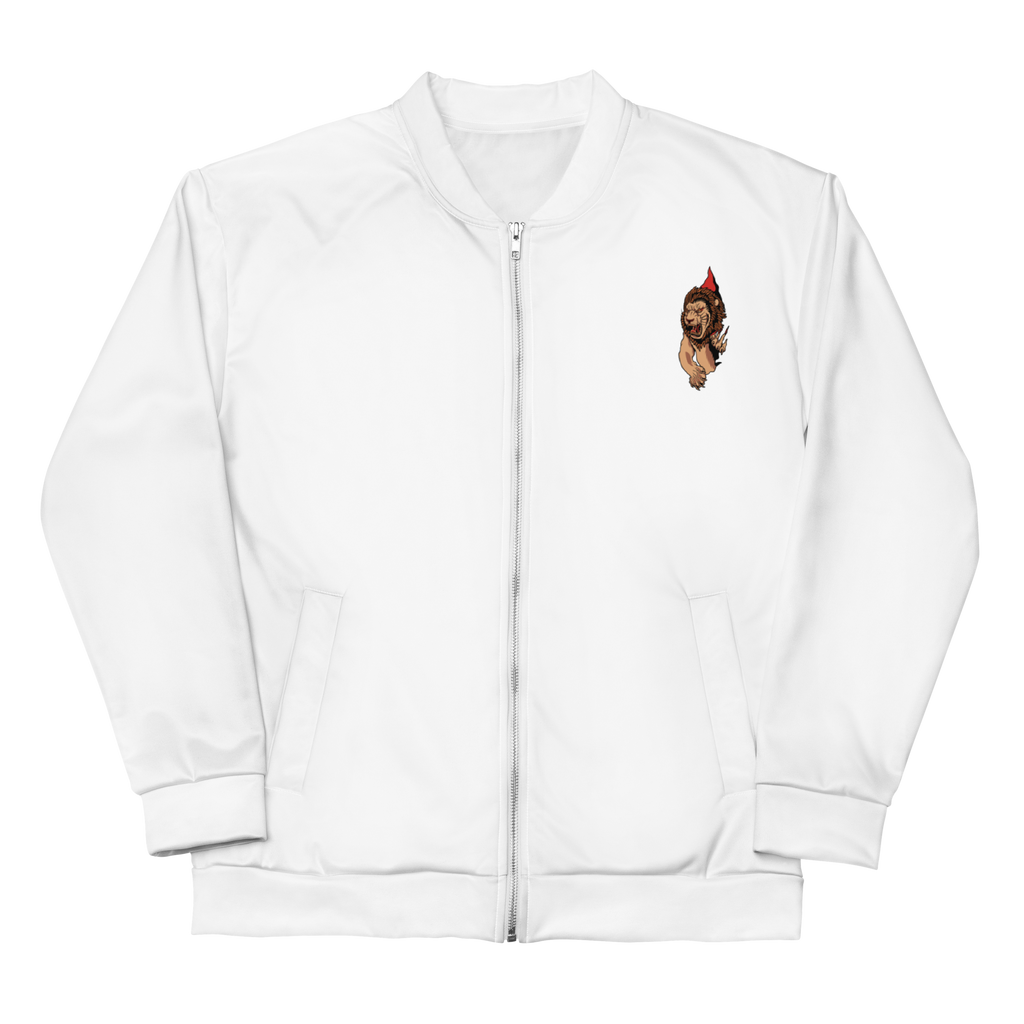 White Lion Paw Bomber Jacket - BlvckLionExpress