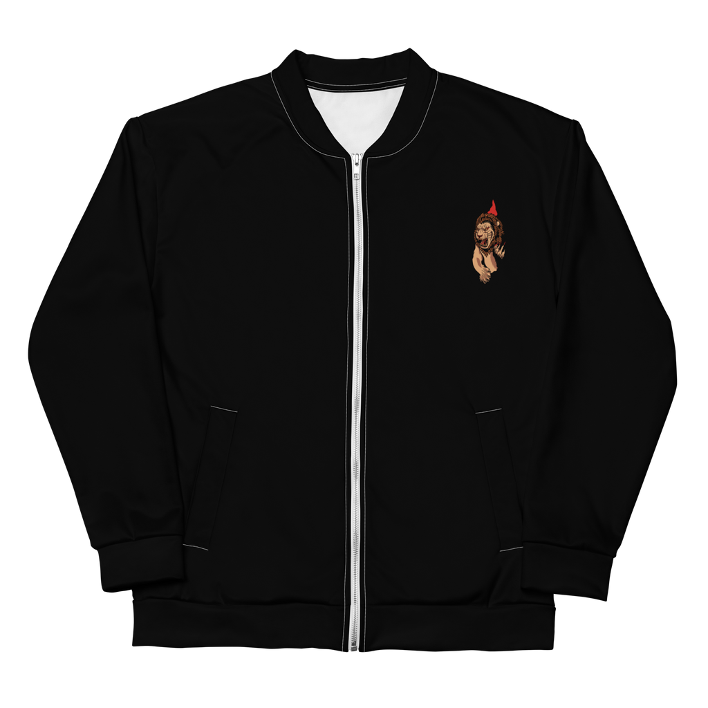 Black Lion Paw Bomber Jacket - BlvckLionExpress