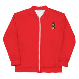 Red Lion Paw Bomber Jacket - BlvckLionExpress