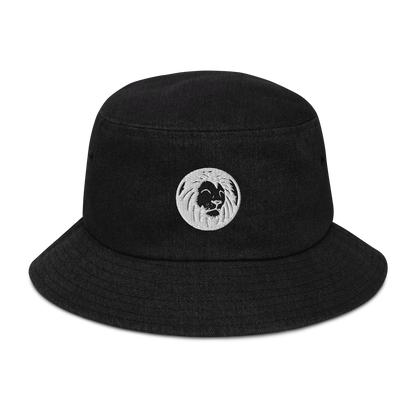 Classic Lion Denim Bucket Hat