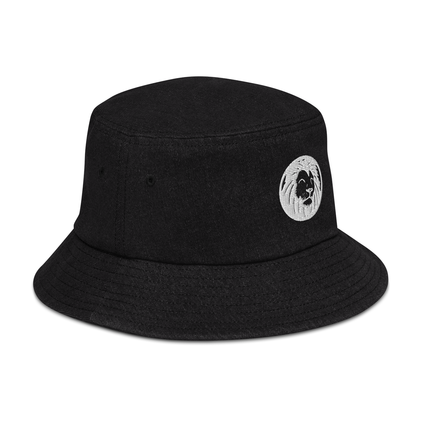 Classic Lion Denim Bucket Hat