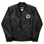 Load image into Gallery viewer, Classic Lion Leather Bomber Jacket
