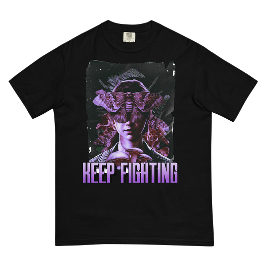Keep Fighting Heavyweight T-Shirt