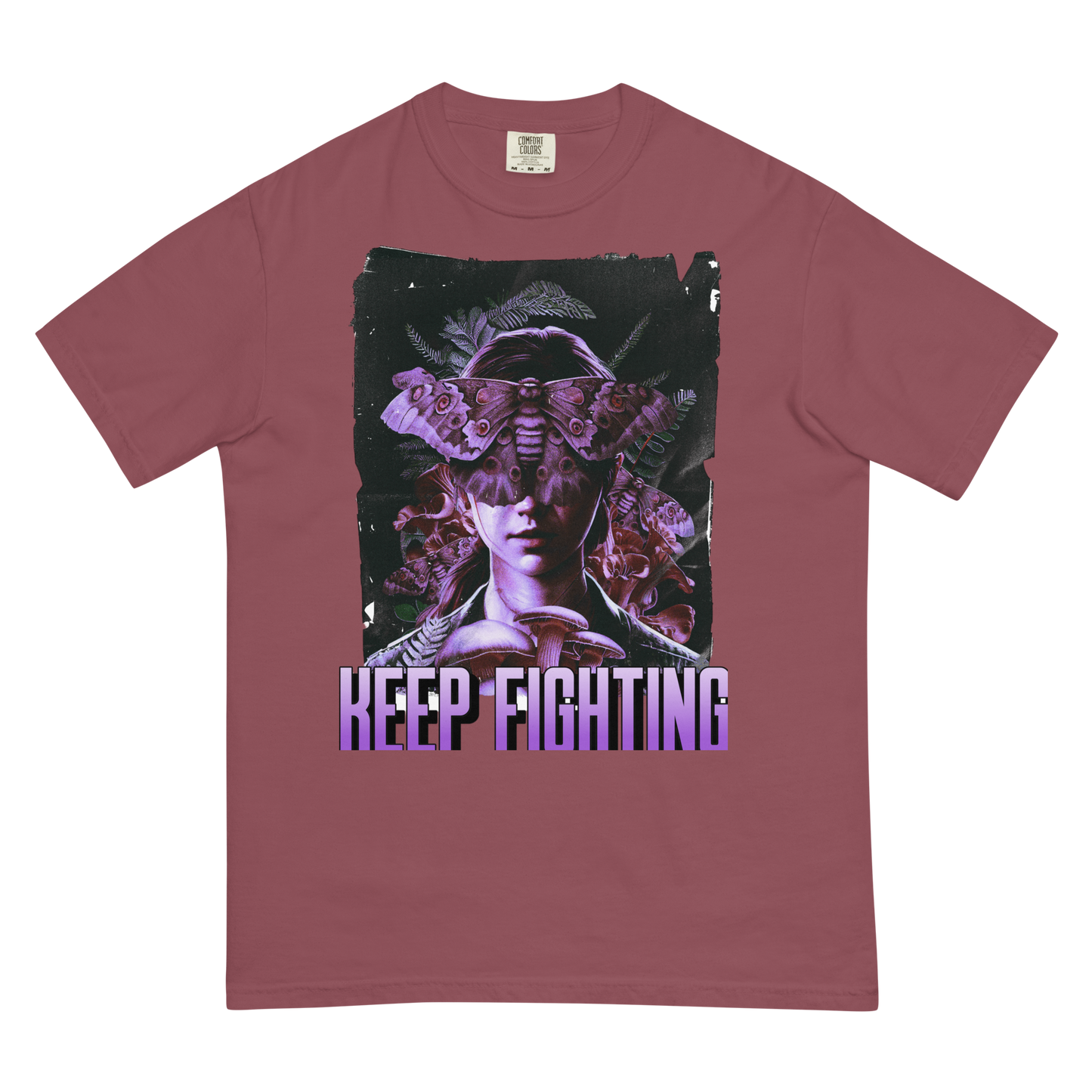 Keep Fighting Heavyweight T-Shirt