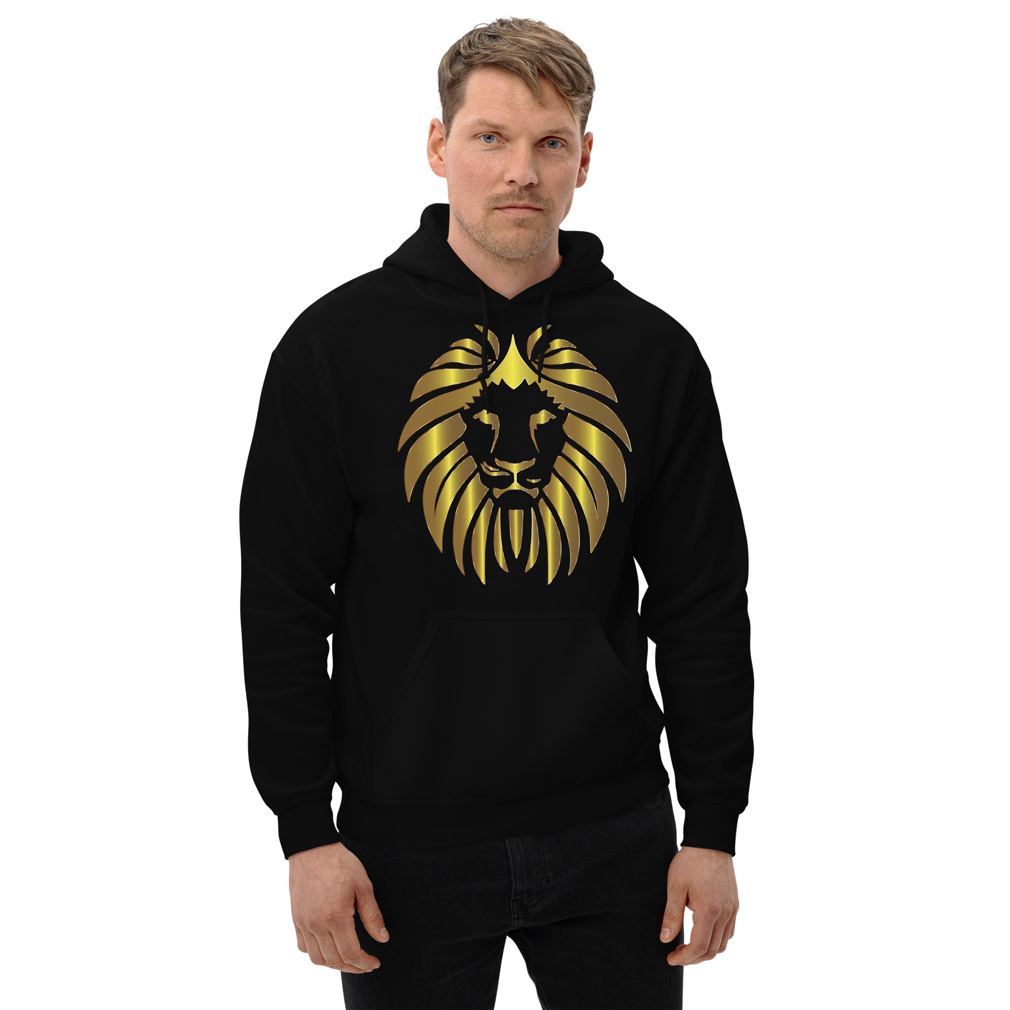 Golden Lion Hoodie - BlvckLionExpress