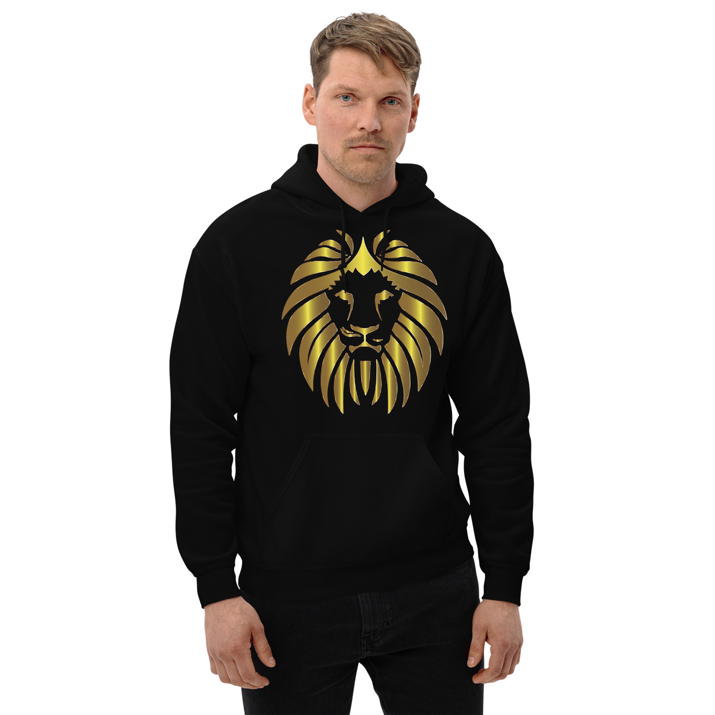 Golden Lion Hoodie - BlvckLionExpress