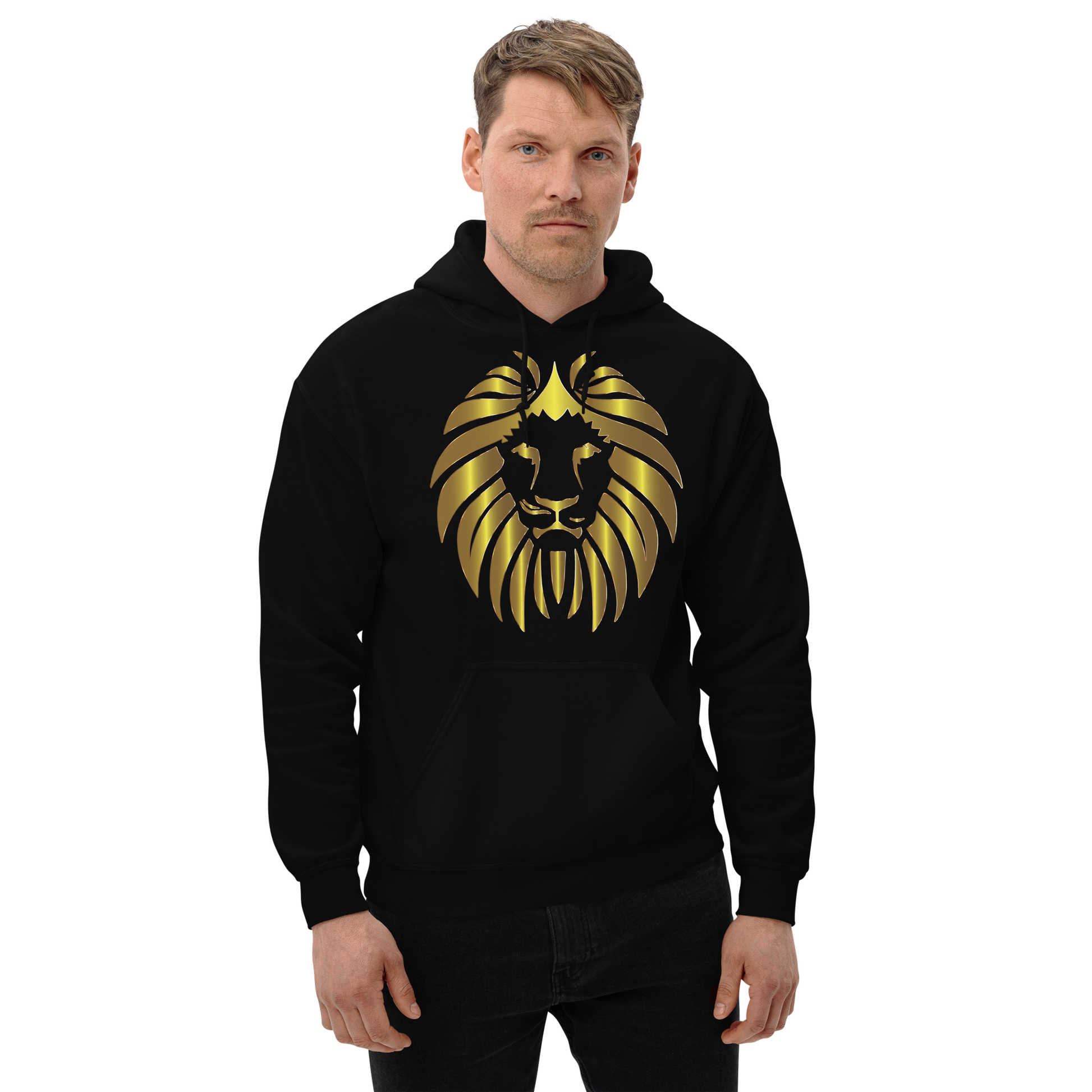 Golden Lion Hoodie - BlvckLionExpress