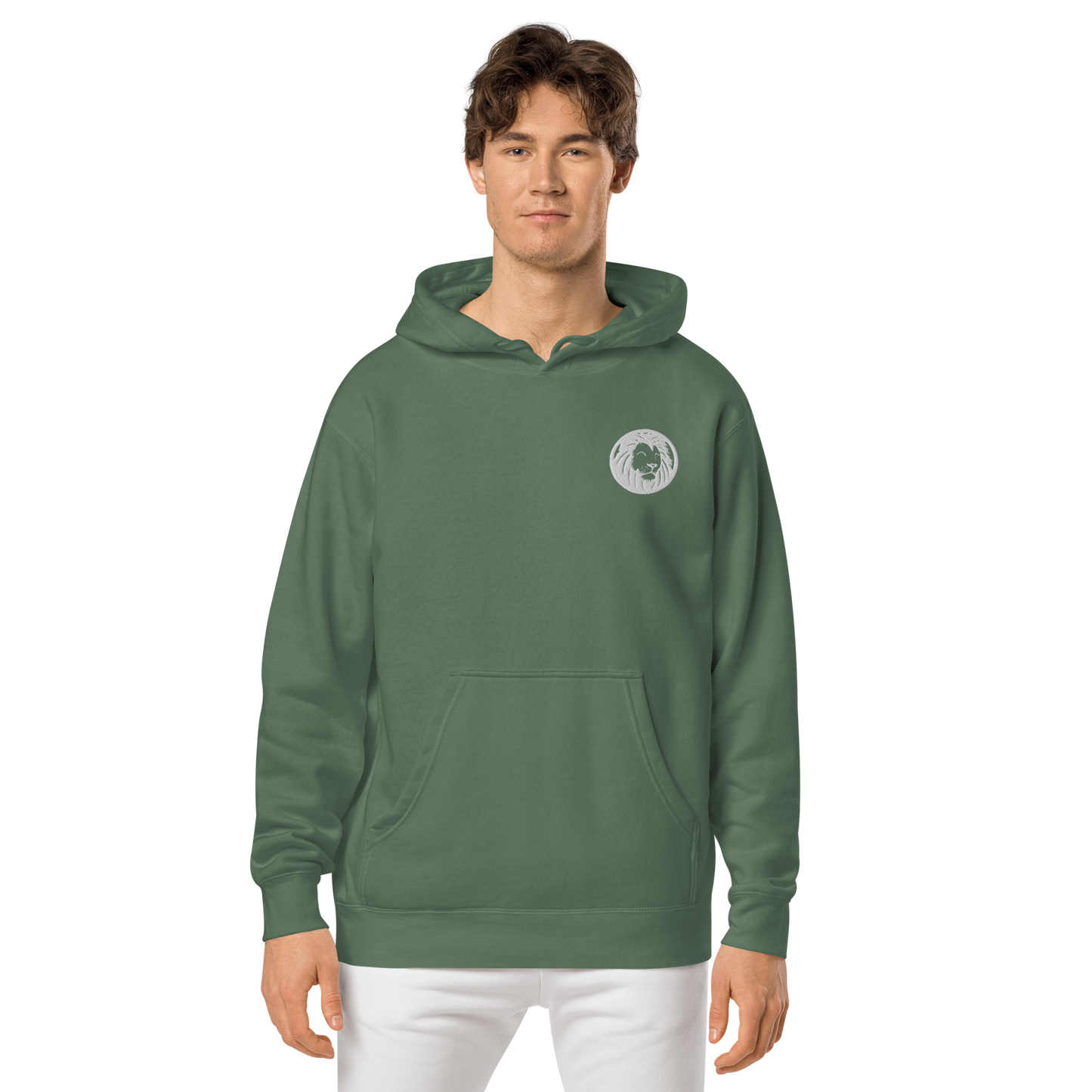 Classic Lion Pigment Dyed Hoodie