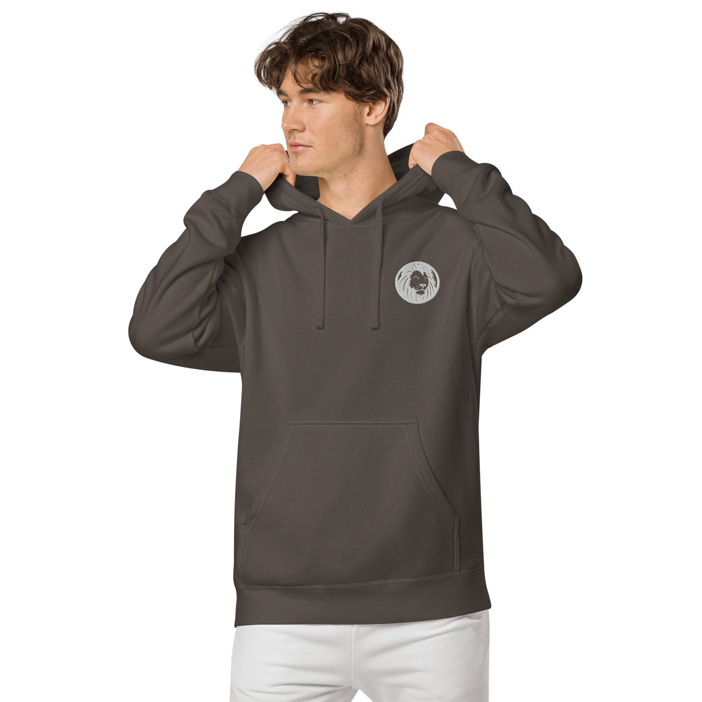 Classic Lion Pigment Dyed Hoodie