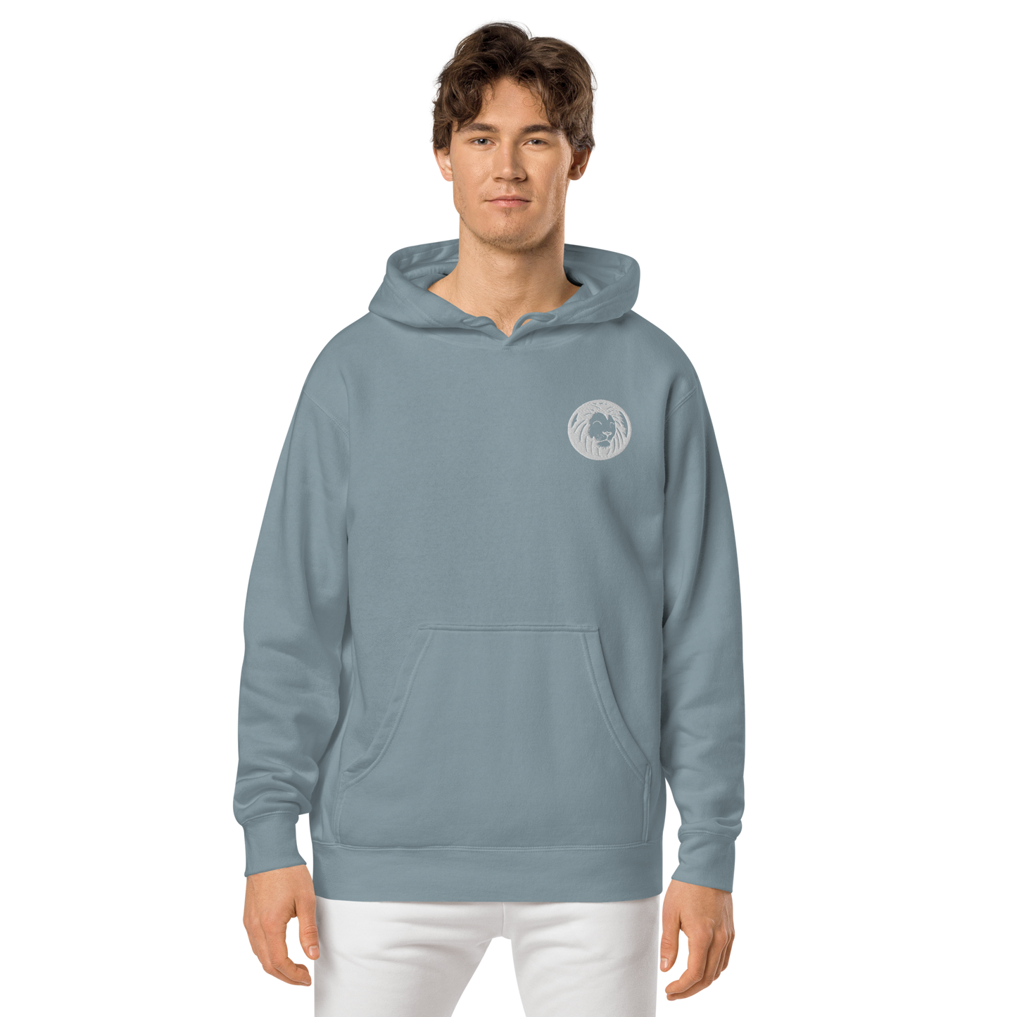 Classic Lion Pigment Dyed Hoodie