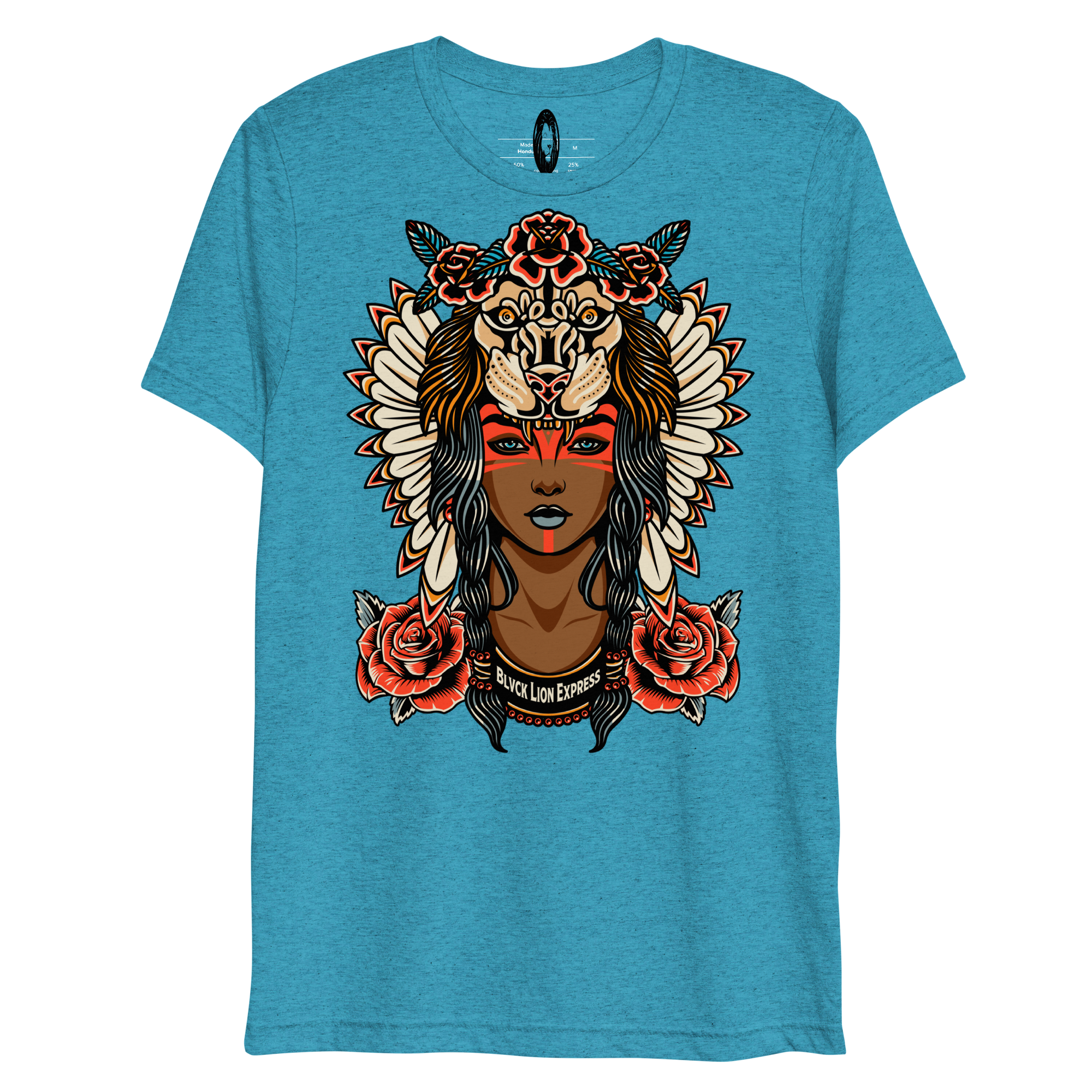 Queen Lion Tri-Blend T-Shirt - BlvckLionExpress