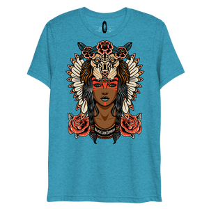 Queen Lion Tri-Blend T-Shirt - BlvckLionExpress