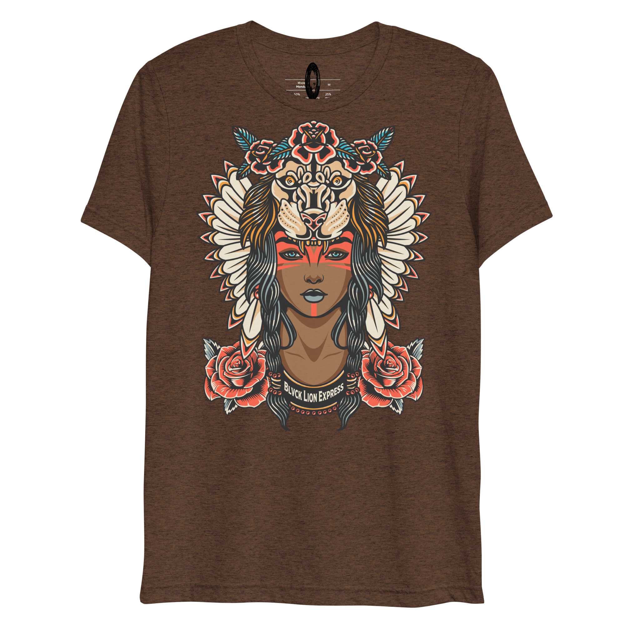 Queen Lion Tri-Blend T-Shirt - BlvckLionExpress