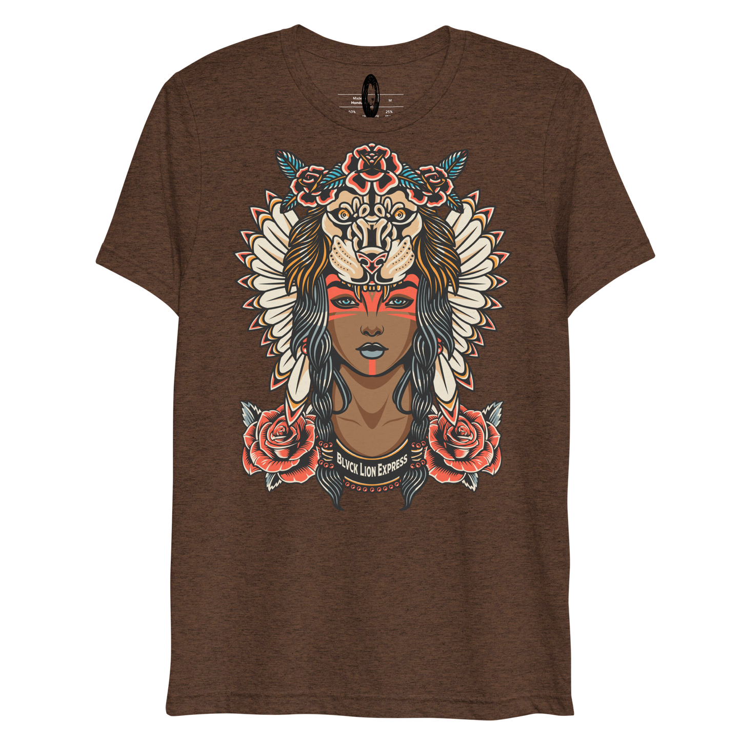 Queen Lion Tri-Blend T-Shirt - BlvckLionExpress
