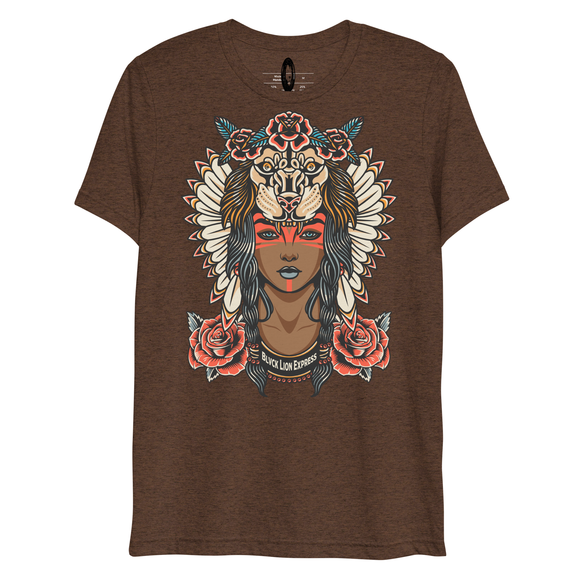 Queen Lion Tri-Blend T-Shirt - BlvckLionExpress