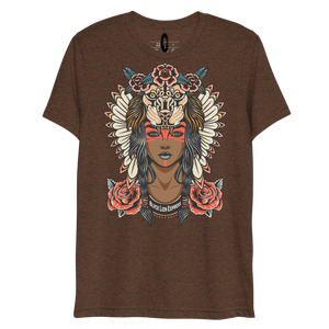 Queen Lion Tri-Blend T-Shirt - BlvckLionExpress