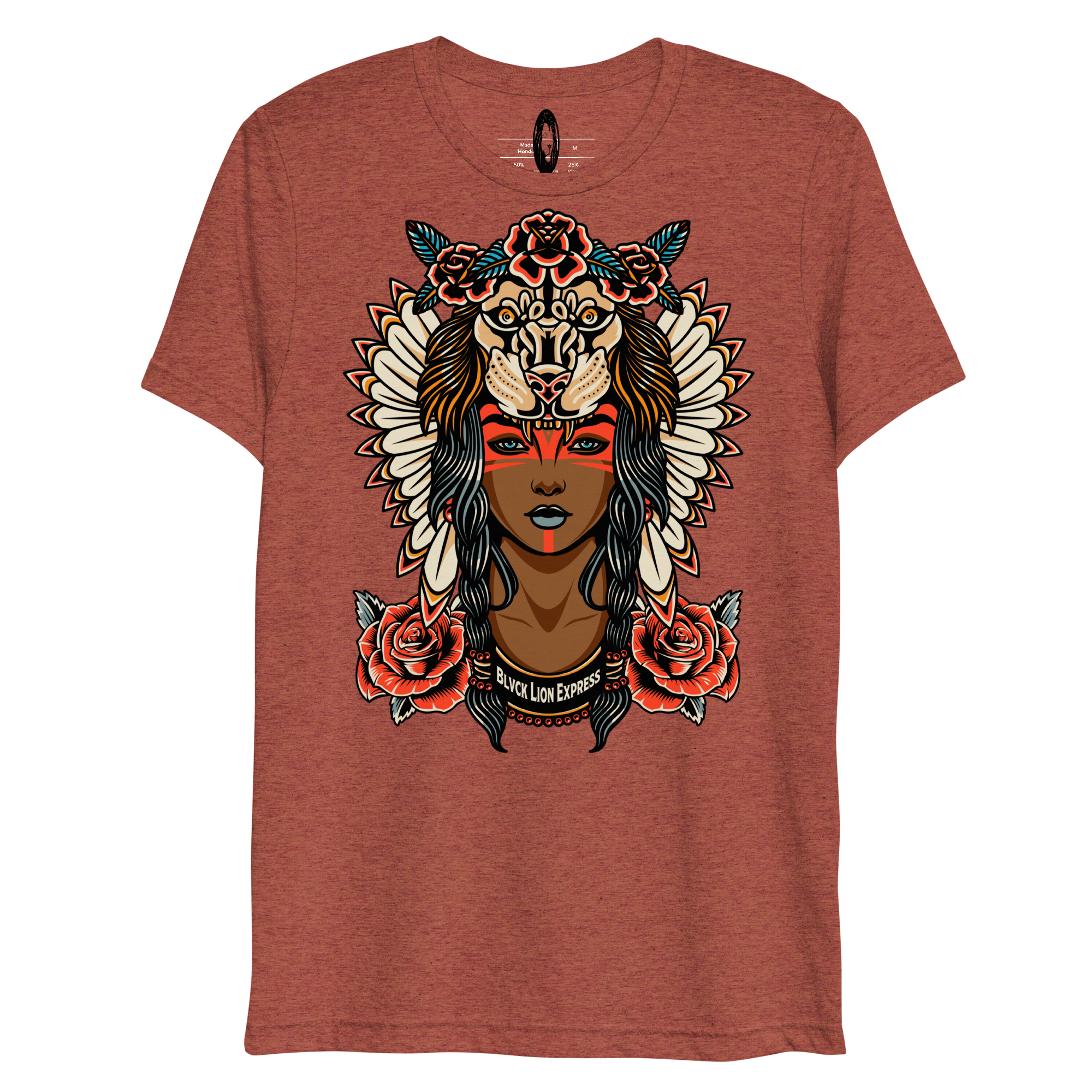 Queen Lion Tri-Blend T-Shirt - BlvckLionExpress