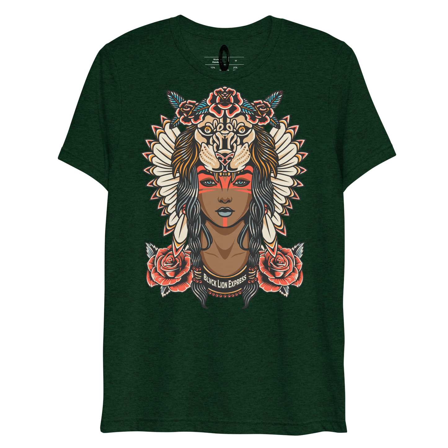 Queen Lion Tri-Blend T-Shirt - BlvckLionExpress