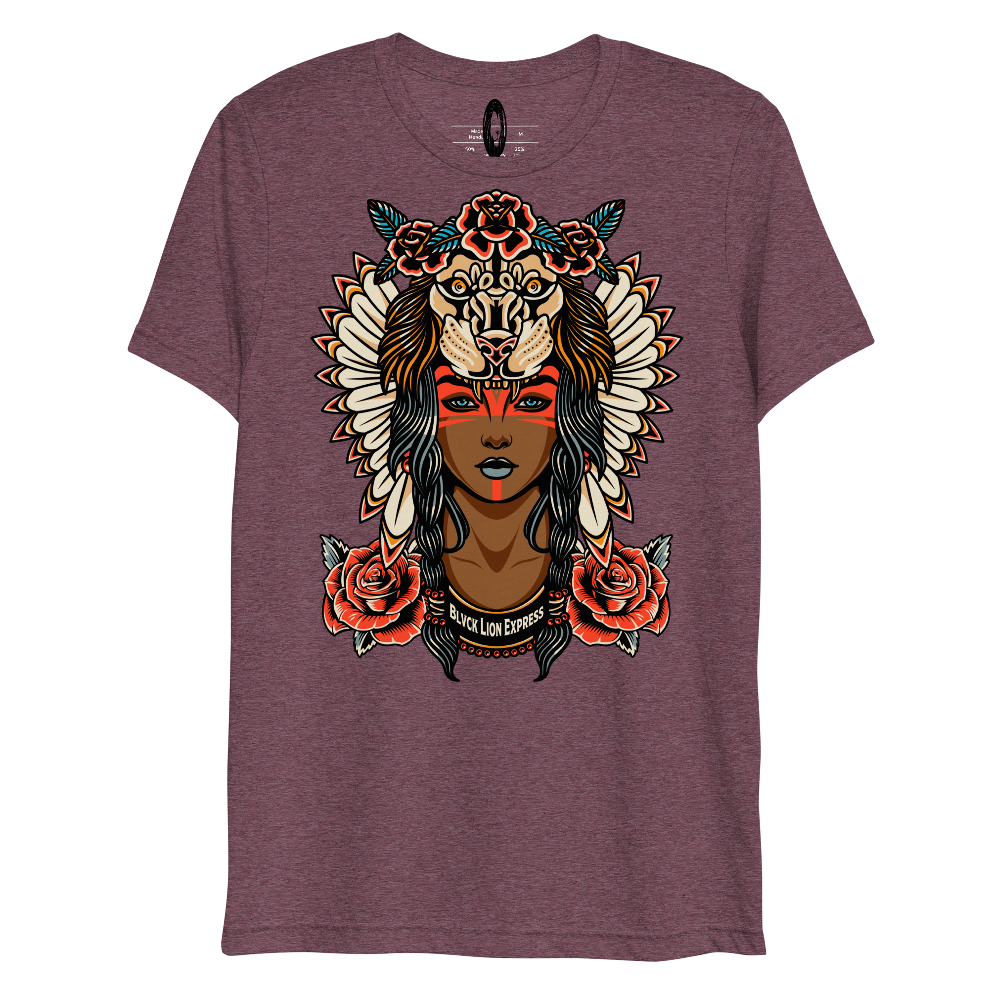 Queen Lion Tri-Blend T-Shirt - BlvckLionExpress