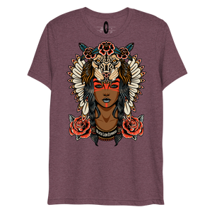 Queen Lion Tri-Blend T-Shirt - BlvckLionExpress