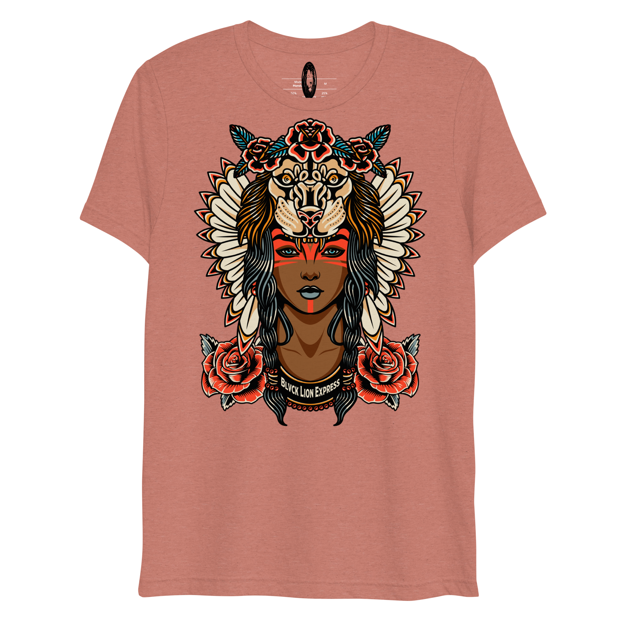 Queen Lion Tri-Blend T-Shirt - BlvckLionExpress