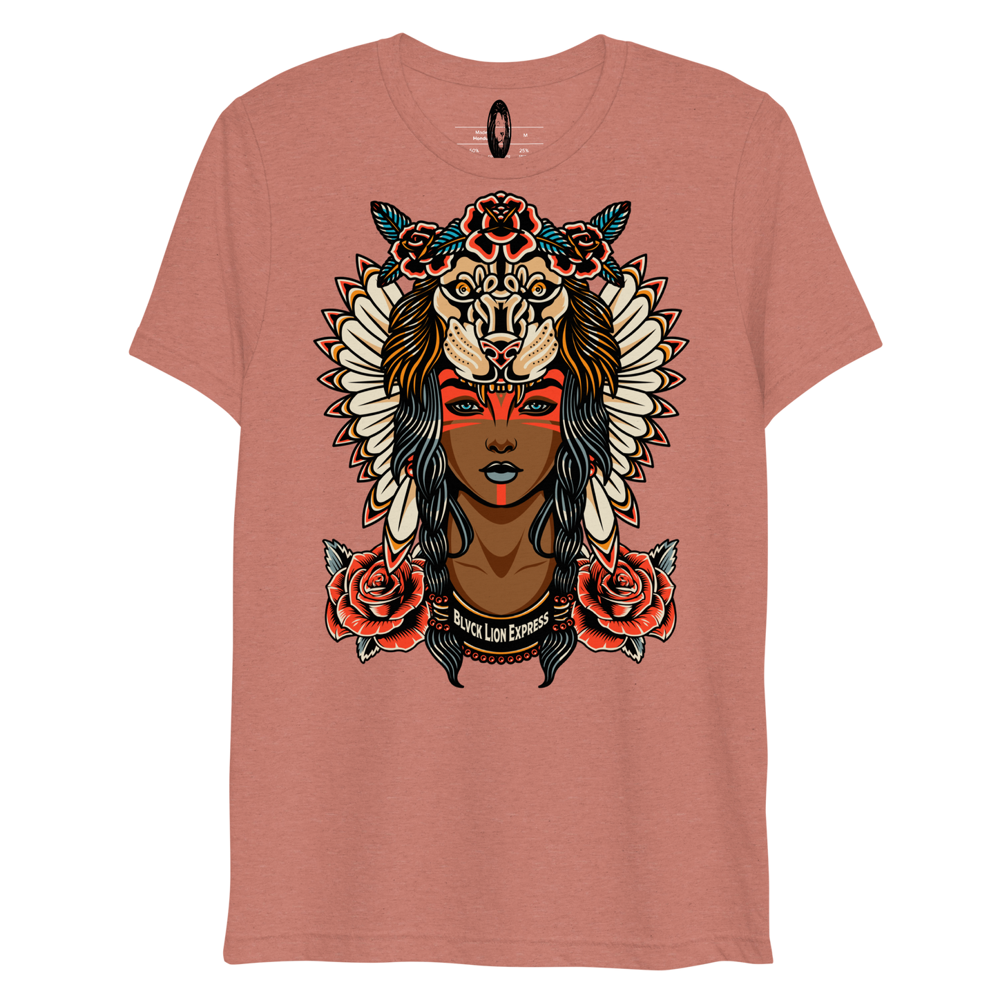 Queen Lion Tri-Blend T-Shirt - BlvckLionExpress