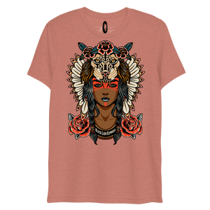 Queen Lion Tri-Blend T-Shirt - BlvckLionExpress