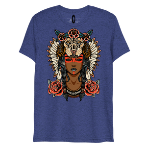 Queen Lion Tri-Blend T-Shirt - BlvckLionExpress