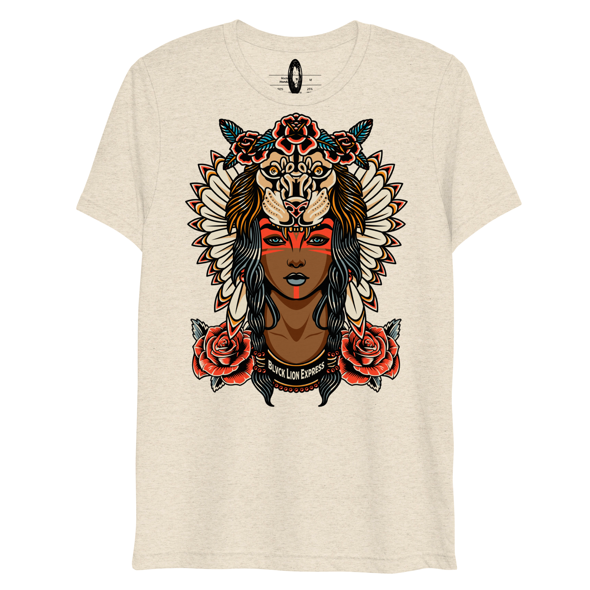 Queen Lion Tri-Blend T-Shirt - BlvckLionExpress