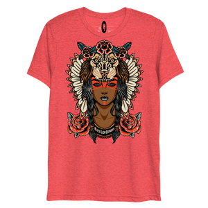 Queen Lion Tri-Blend T-Shirt - BlvckLionExpress