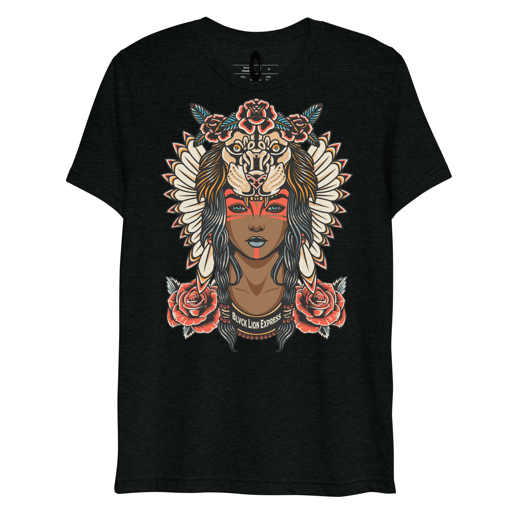 Queen Lion Tri-Blend T-Shirt - BlvckLionExpress