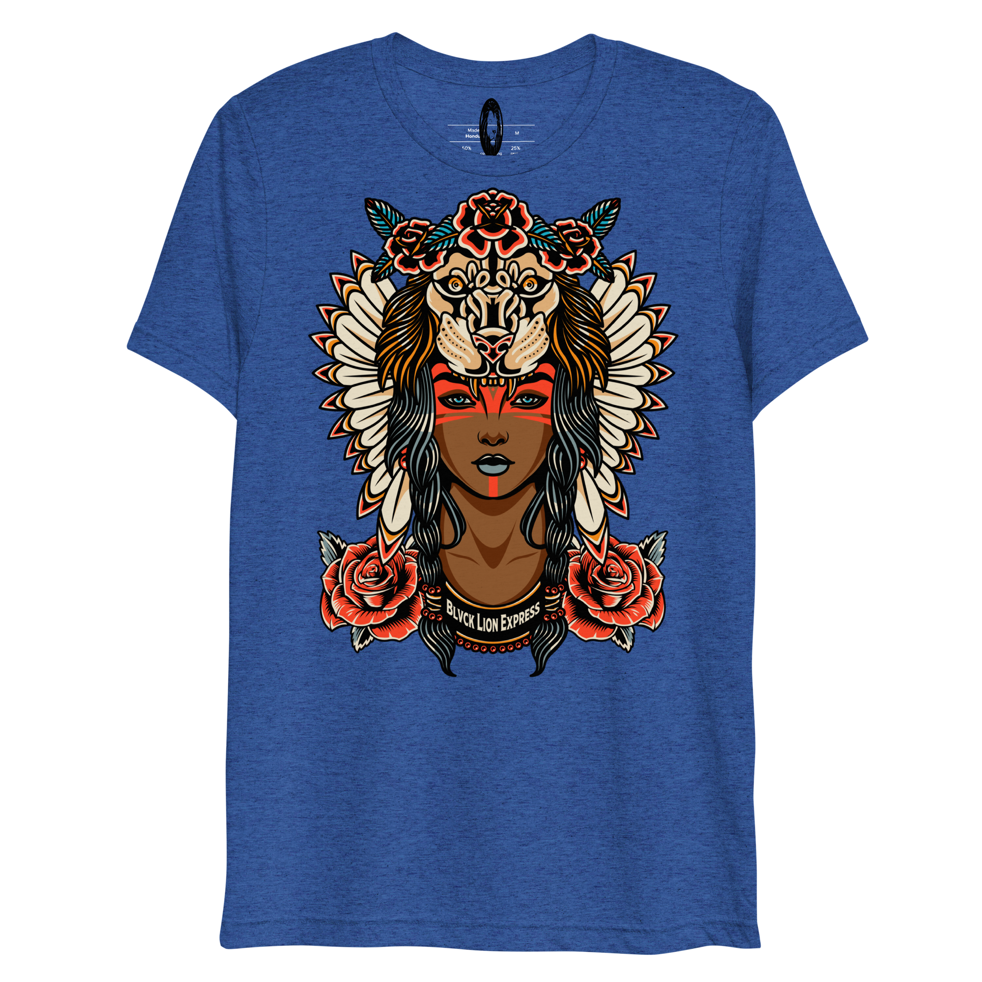 Queen Lion Tri-Blend T-Shirt - BlvckLionExpress