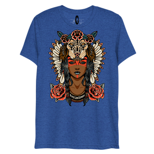 Queen Lion Tri-Blend T-Shirt - BlvckLionExpress