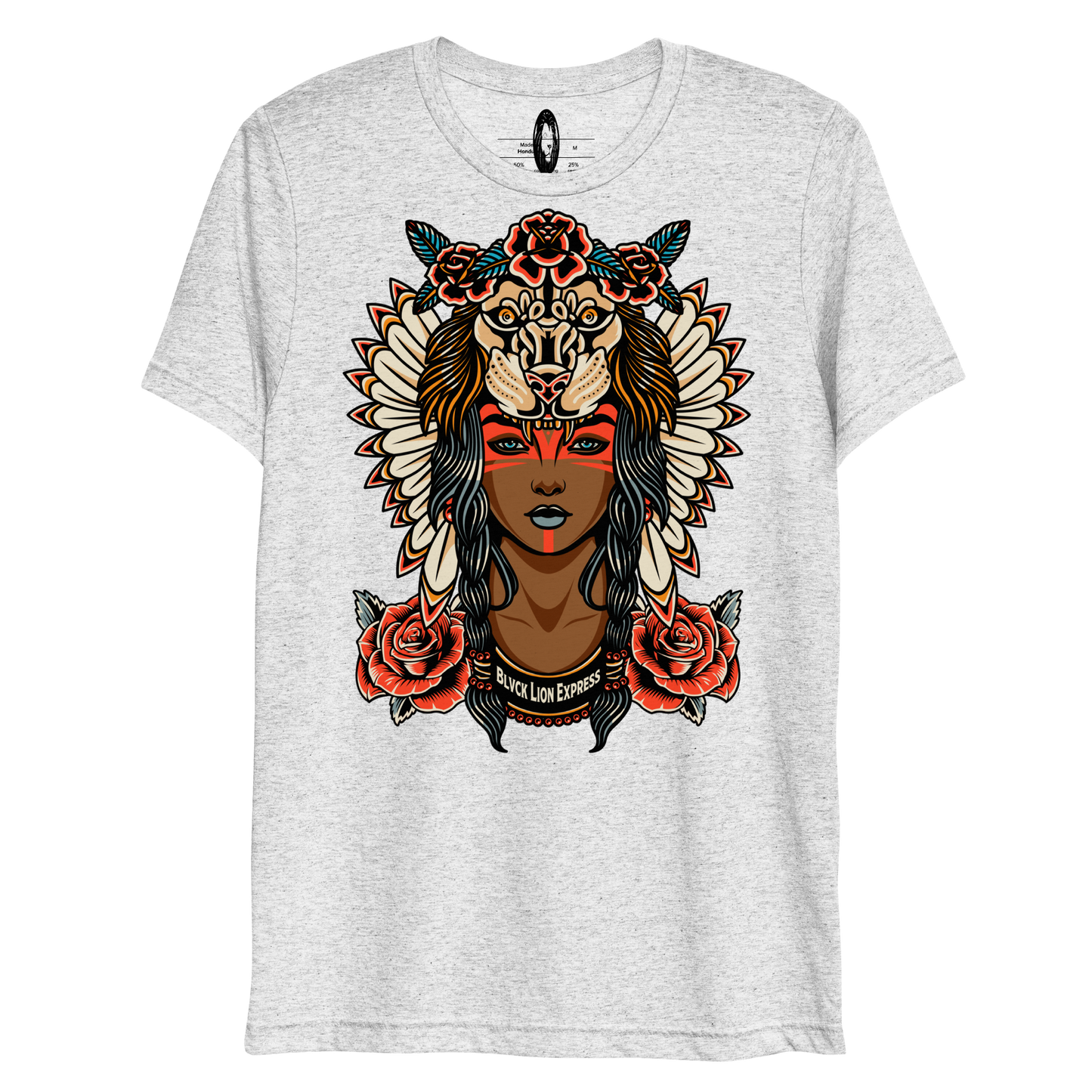 Queen Lion Tri-Blend T-Shirt - BlvckLionExpress