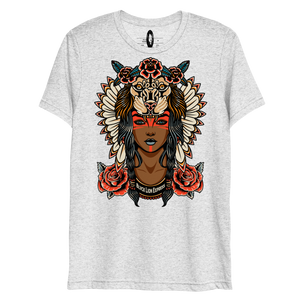 Queen Lion Tri-Blend T-Shirt - BlvckLionExpress