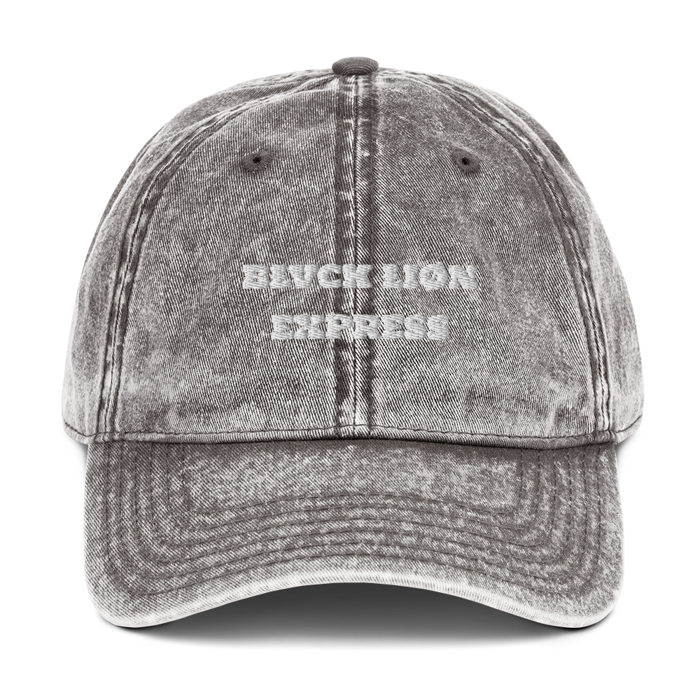 Vintage Twill Cap - BlvckLionExpress