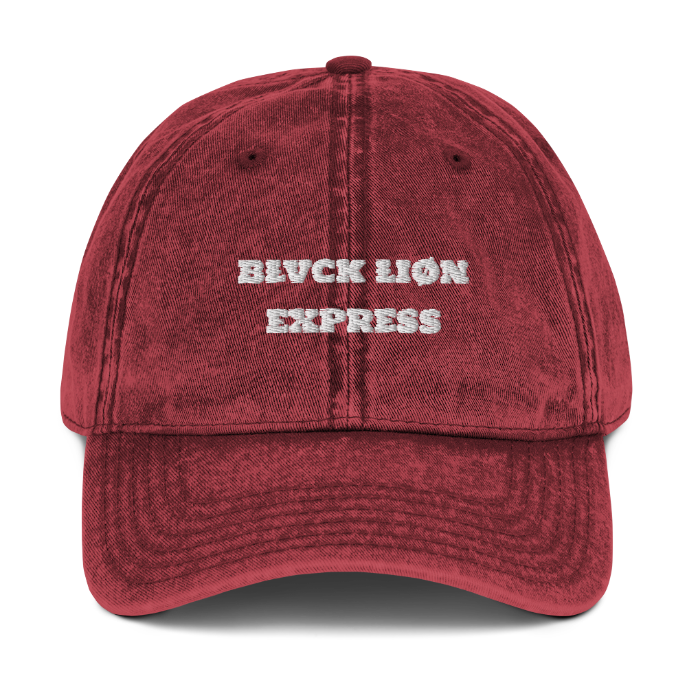 Vintage Twill Cap - BlvckLionExpress