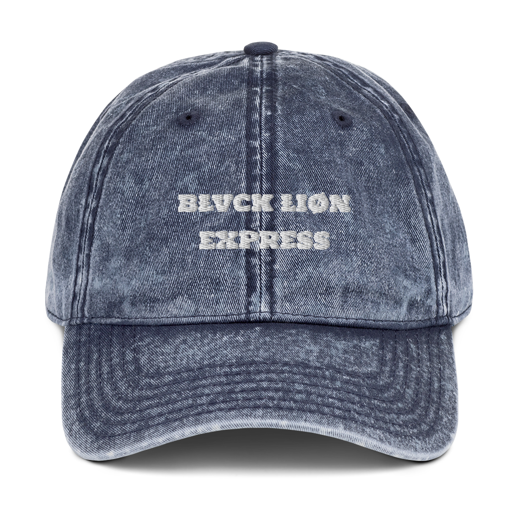 Vintage Twill Cap - BlvckLionExpress