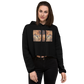 Lion Eye’s Crop Hoodie - BlvckLionExpress
