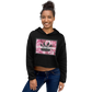 Roses & Paw Crop Hoodie - BlvckLionExpress