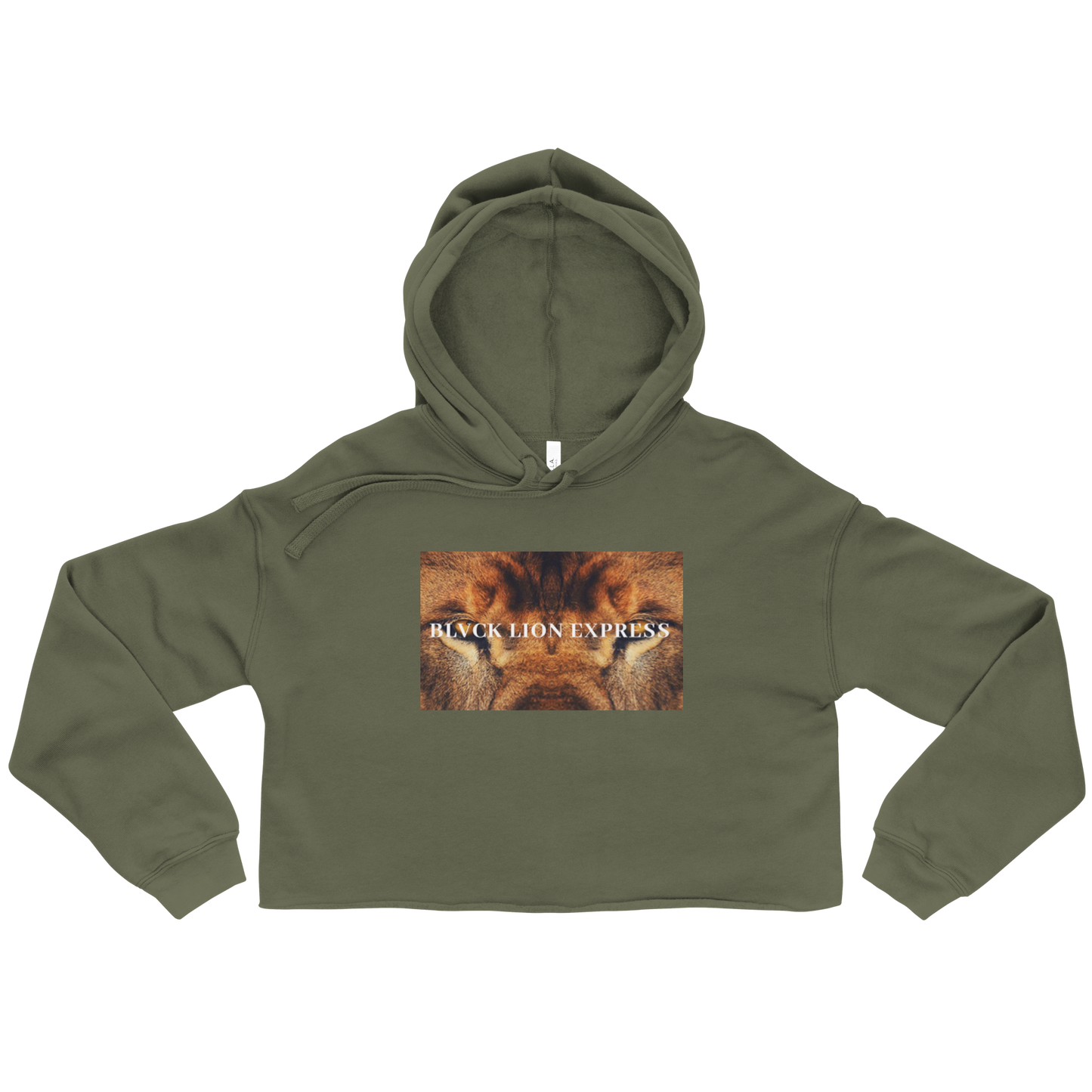 Lion Eye’s Crop Hoodie - BlvckLionExpress