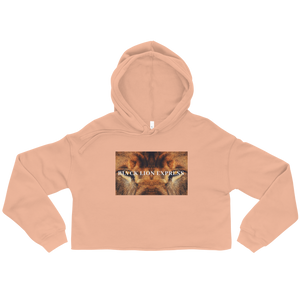 Lion Eye’s Crop Hoodie - BlvckLionExpress