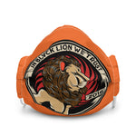 Load image into Gallery viewer, Orange In Blvck Lion We Trust Face Mask - BlvckLionExpress
